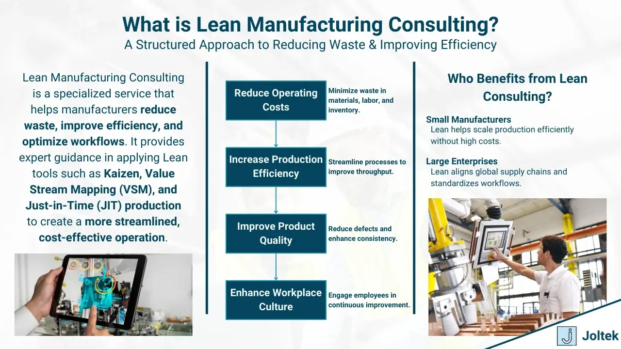 Lean manufacturing consulting
