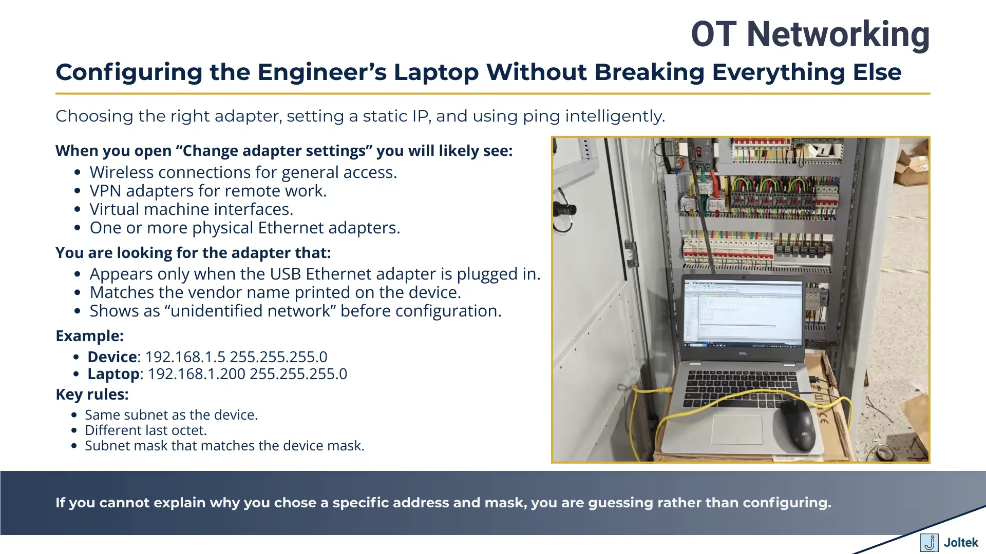 Configuring the engineer s laptop without breaking everything else