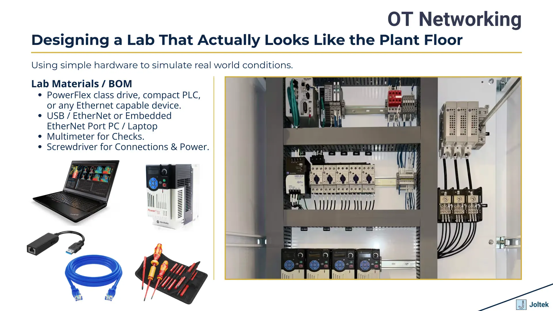 Designing a lab that actually looks like the plant floor