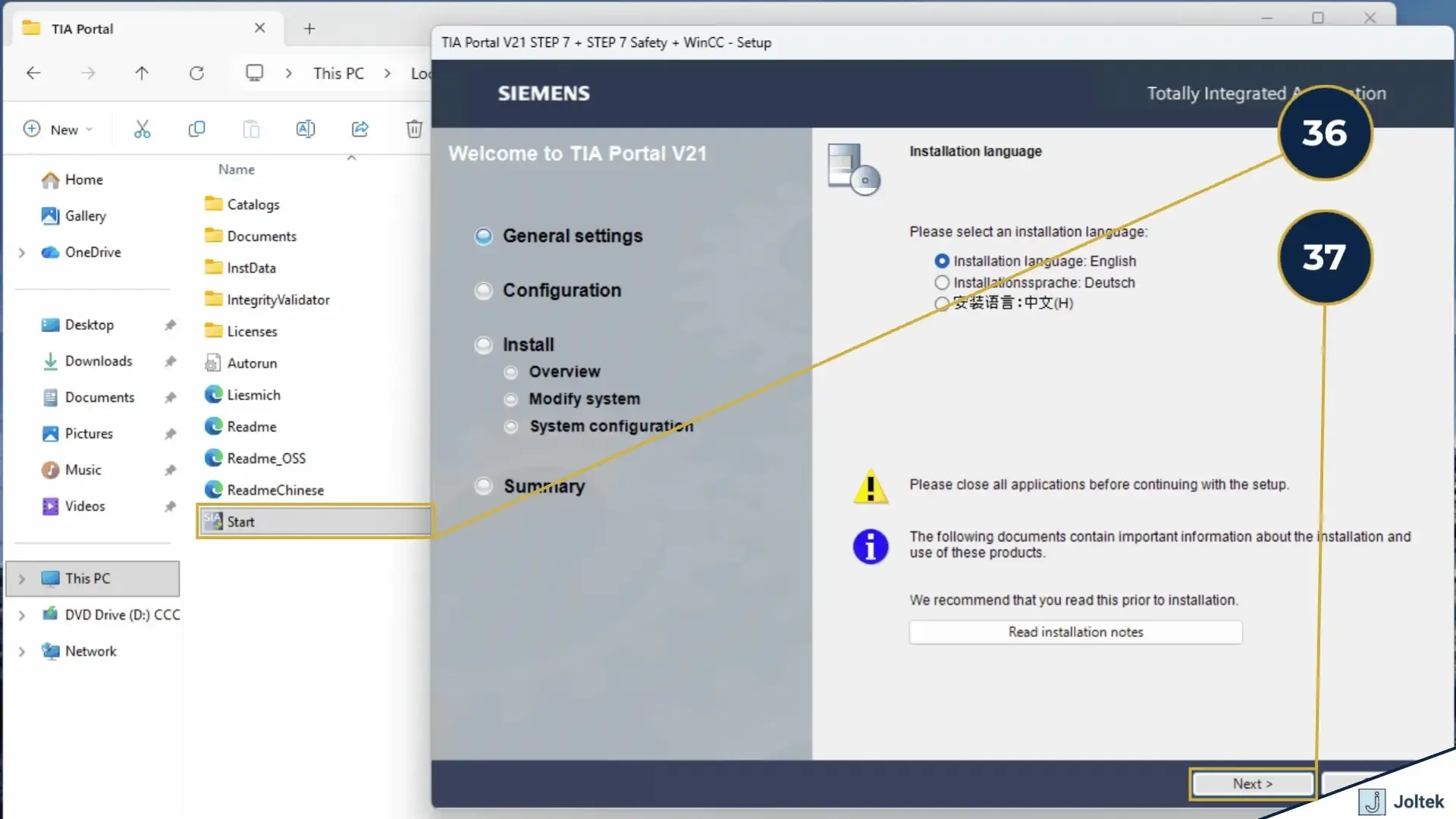 Download install tia portal v21