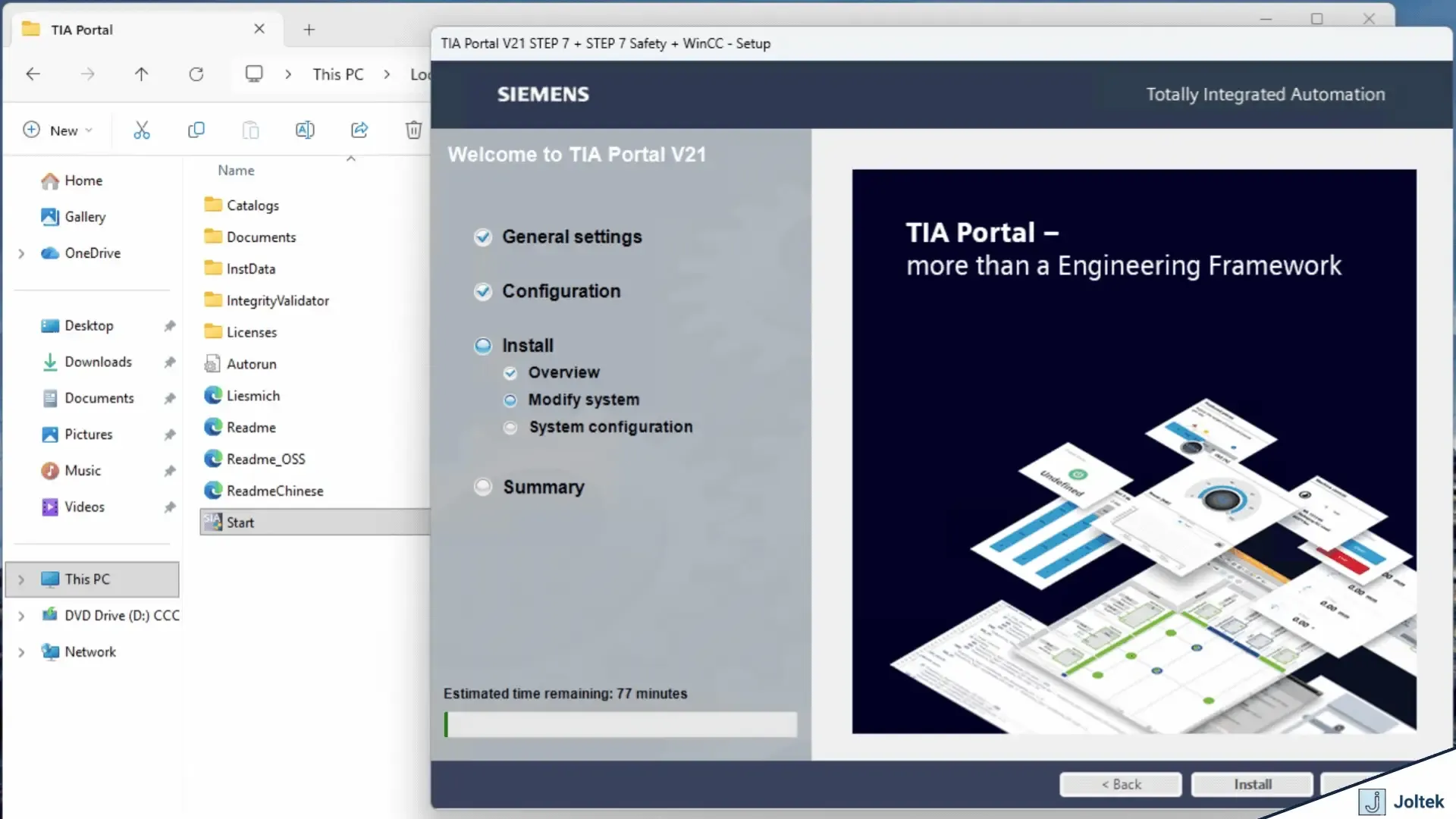 Download install tia portal v21