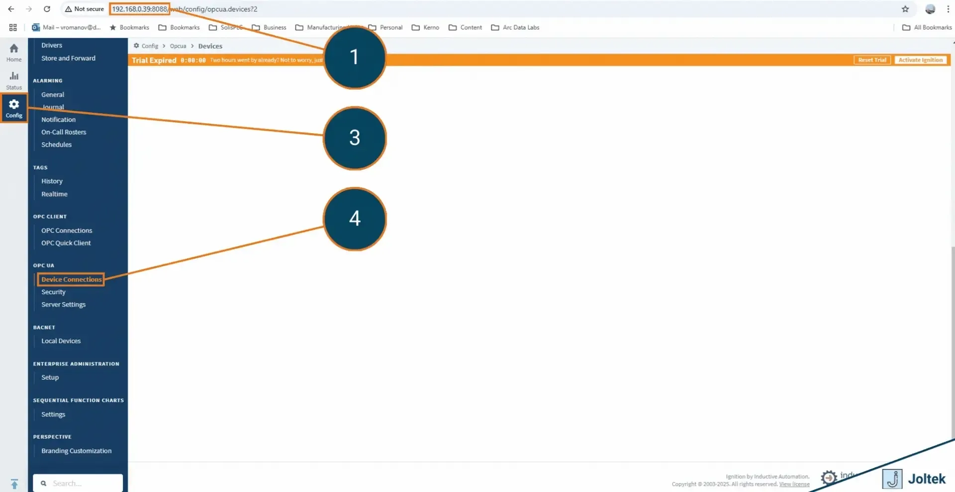 Adding a PLC into Ignition