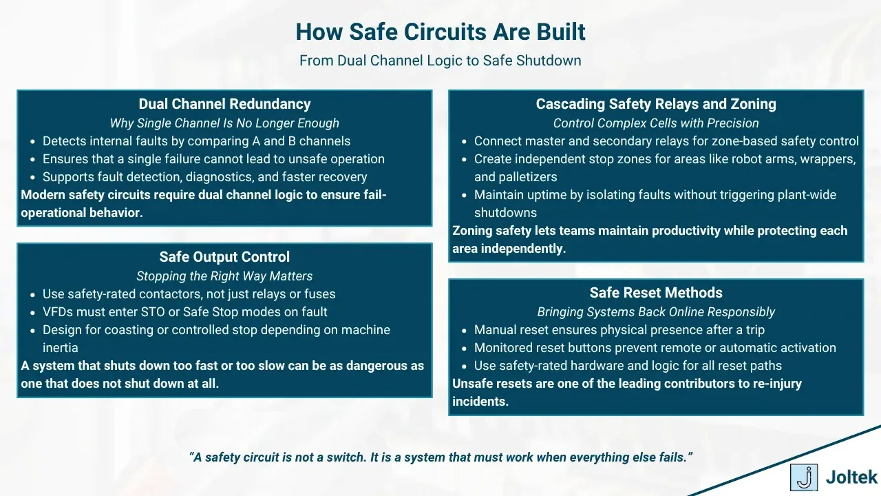 How safe circuits are built
