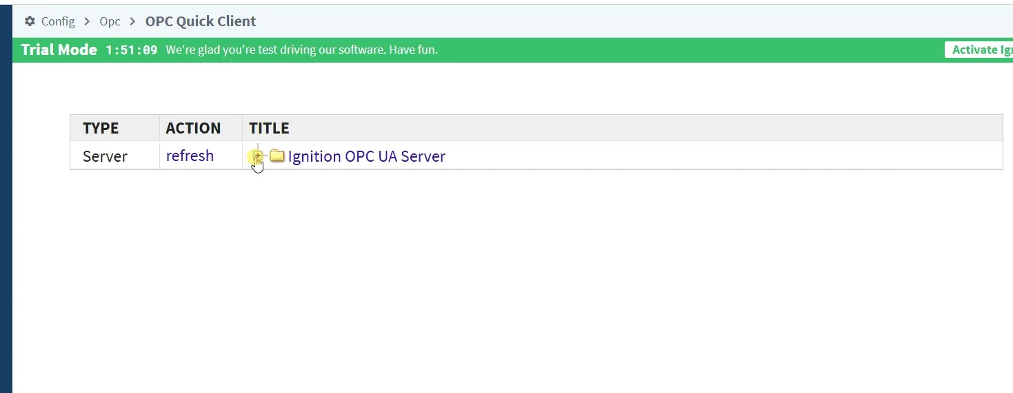 Validating a PLC Connection in Ignition