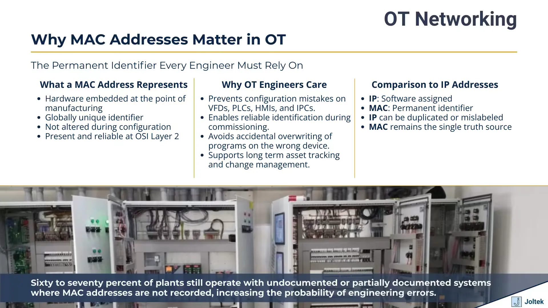 Why mac addresses matter in ot