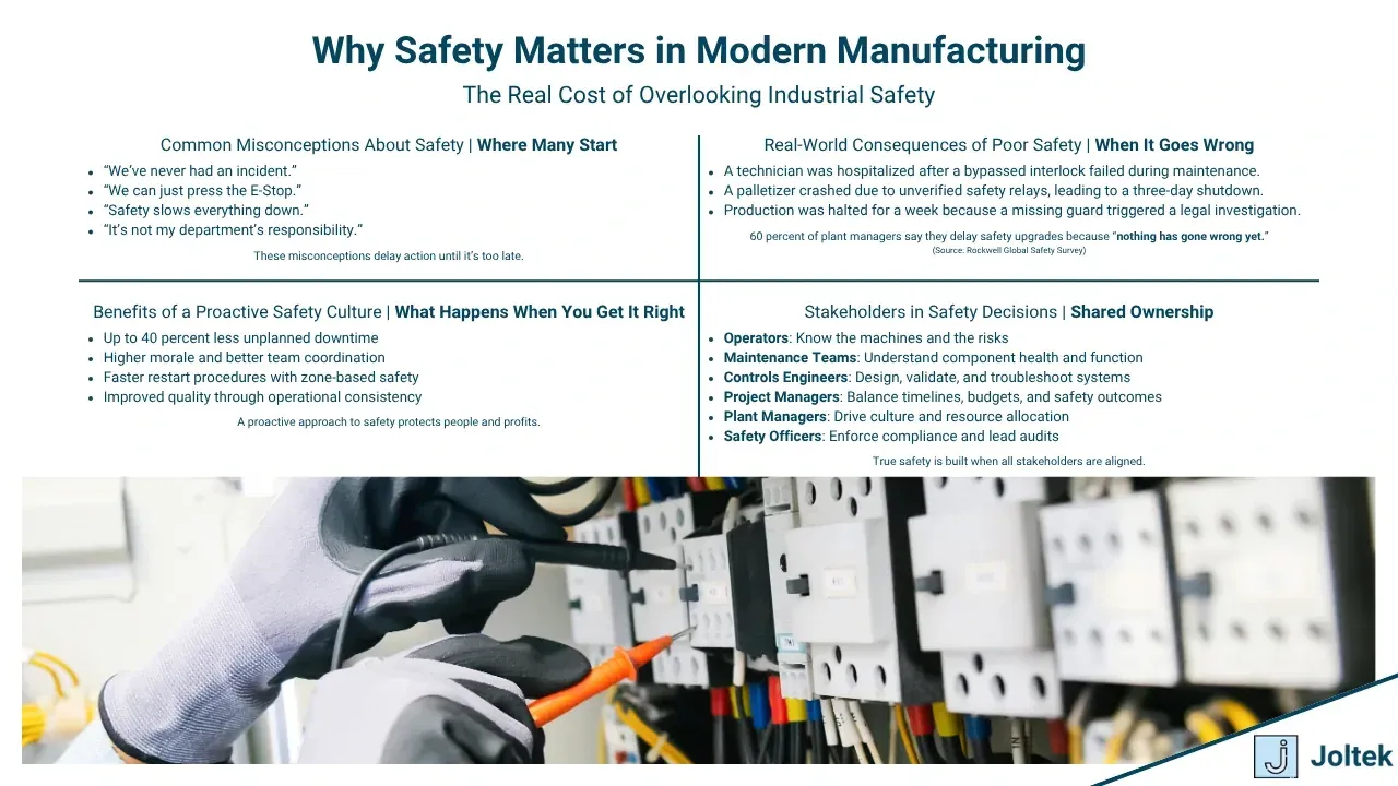 Why safety matters in modern manufacturing
